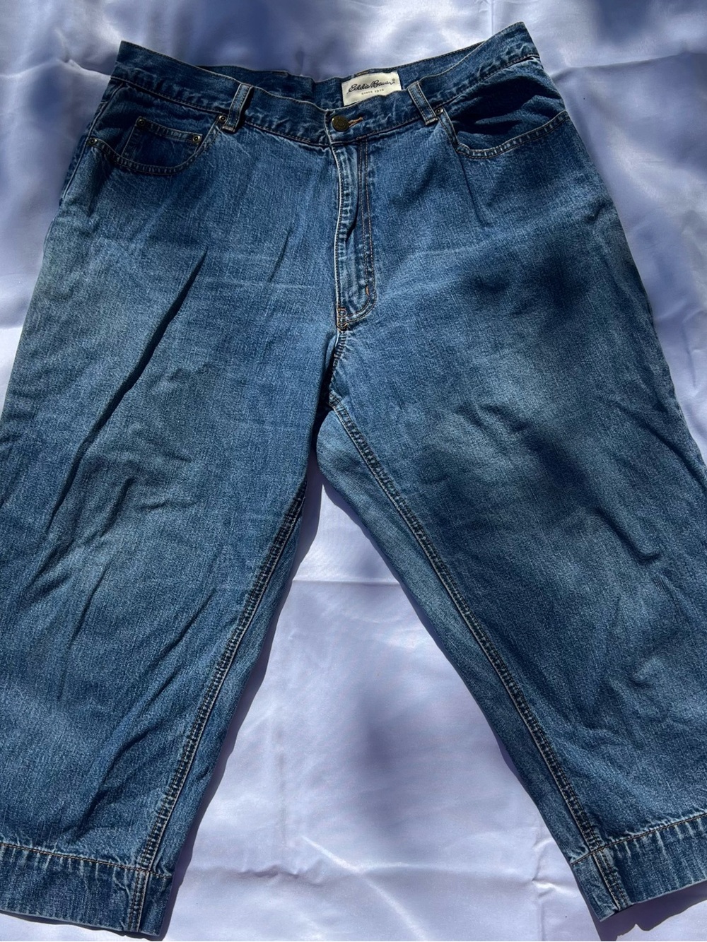 Eddie Bauer Relaxed Fit Womens Blue Denim Jeans